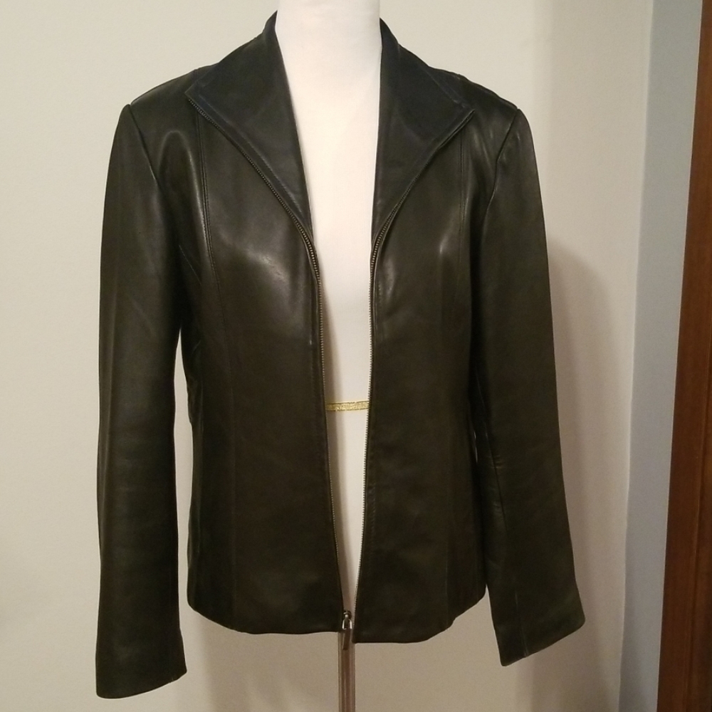 SIENA LEATHER COAT